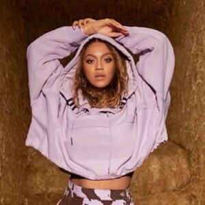 IVY PARK Lilac Cropped Hoodie